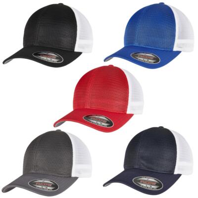 FLEXFIT 360 OMNIMESH Cap 2-tone Basecap Kappe Schirmmütze Mesh zweifarbig Hat 