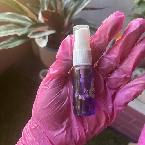 Sanitiser Pump Spray 20ml Mini Size Vegan GRAPE 75% Alcohol - Picture 5 of 5