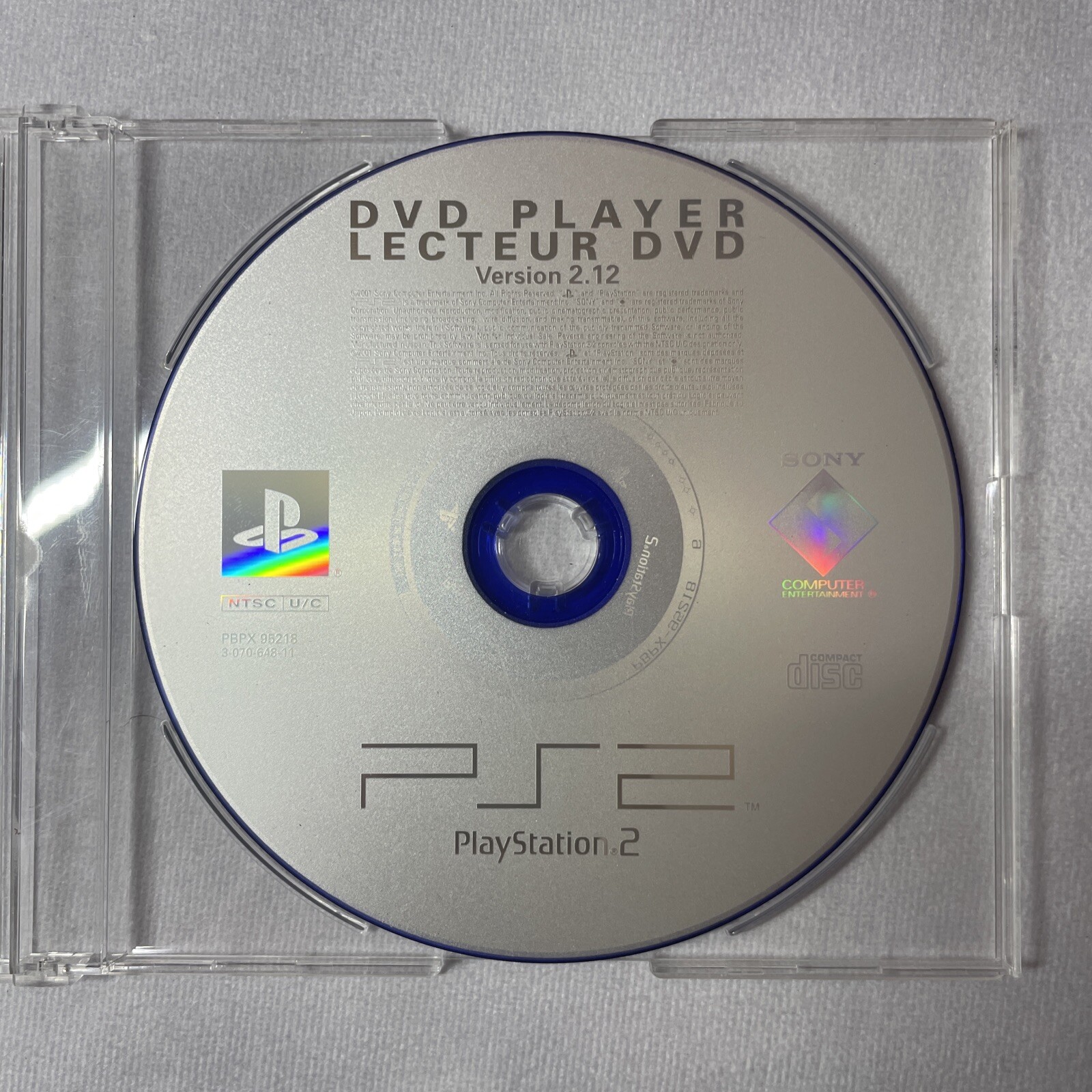 Playstation 2 DVD Player (Lecteur DVD) version 2.12 PS2 Install Disc eBay