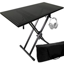DJ Table Stand Audio Mixer Stand Portable 35x17.3 Inches