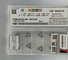 10pcs TPMH110302-MV NX2525 TPMH220.5MV MITSUBISHI CNC Carbide Inserts Original