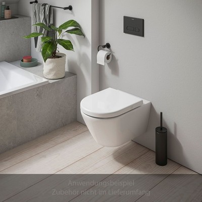Duravit D-Code WC-Set spülrandlos mit WC-Sitz mit Absenkautomatik 49030900B2