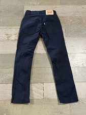 Levi s 511 Slim Fit Black Stretch Denim Jeans Boys Regular Size 10 25x26