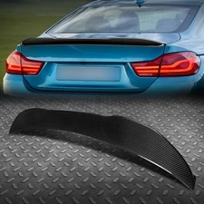FOR 14-20 BMW F32 4-SERIES COUPE CARBON FIBER PSM-STYLE REAR TRUNK LID SPOILER