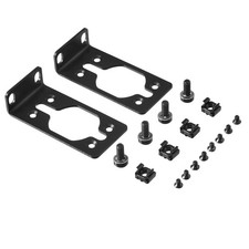 Rack Mount Kit 1U Universal Ears for Height only , Black