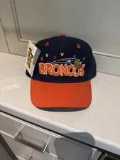 Denver Broncos Junior Toddler Logo Athletic Vintage Snapback Cap Hat - NWT