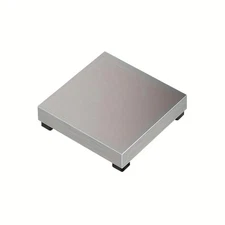 Flat Steel Bench Block: Heavy-Duty,Rubber Feet,Anti-Slip for Crafting & Stamping