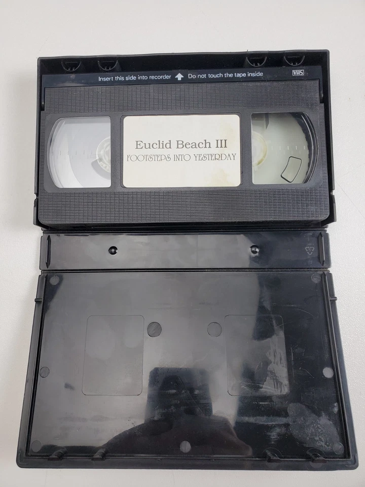 Euclid Beach Park III Footsteps Into Yesterday VHS Tape Documentary Chuck Russel - Imagem 4 de 4