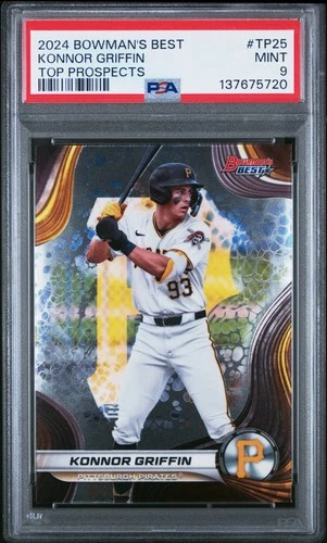 2024 Bowman'S Best Top Prospects #TP25 Konnor Griffin PSA 9