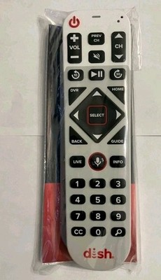 Dish Network 60.0 Voice Remote Control for Hopper Or Joey New Style RF Bluetooth