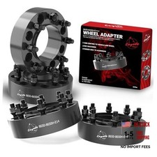 4 Pcs Hub Centric Wheel Spacers 8 SRW - Single Rear Wheel 2.00" Alum 4 Pack