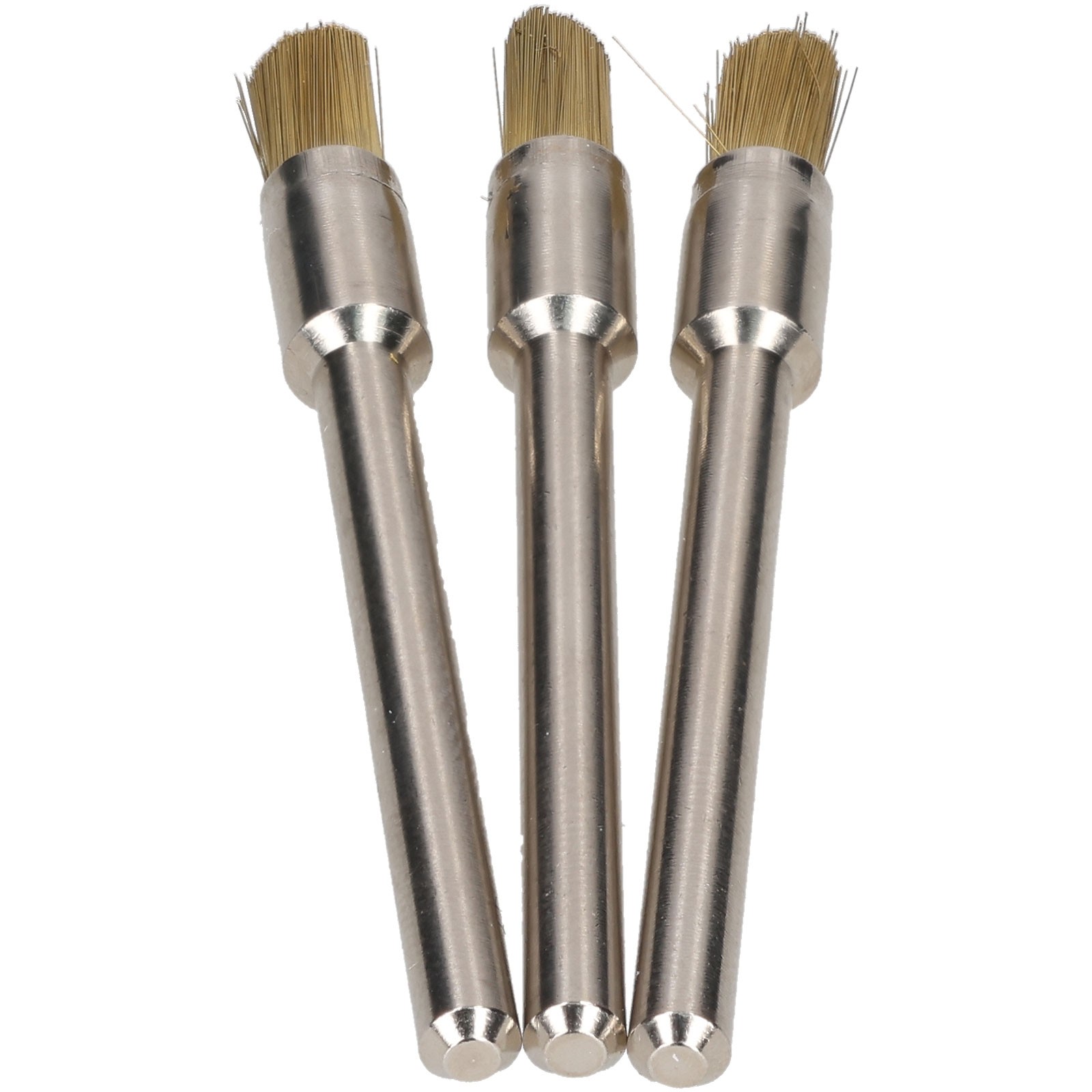 Dremel 537 3.2mm End Shape Brass Brush Multipack - Pack Of 3
