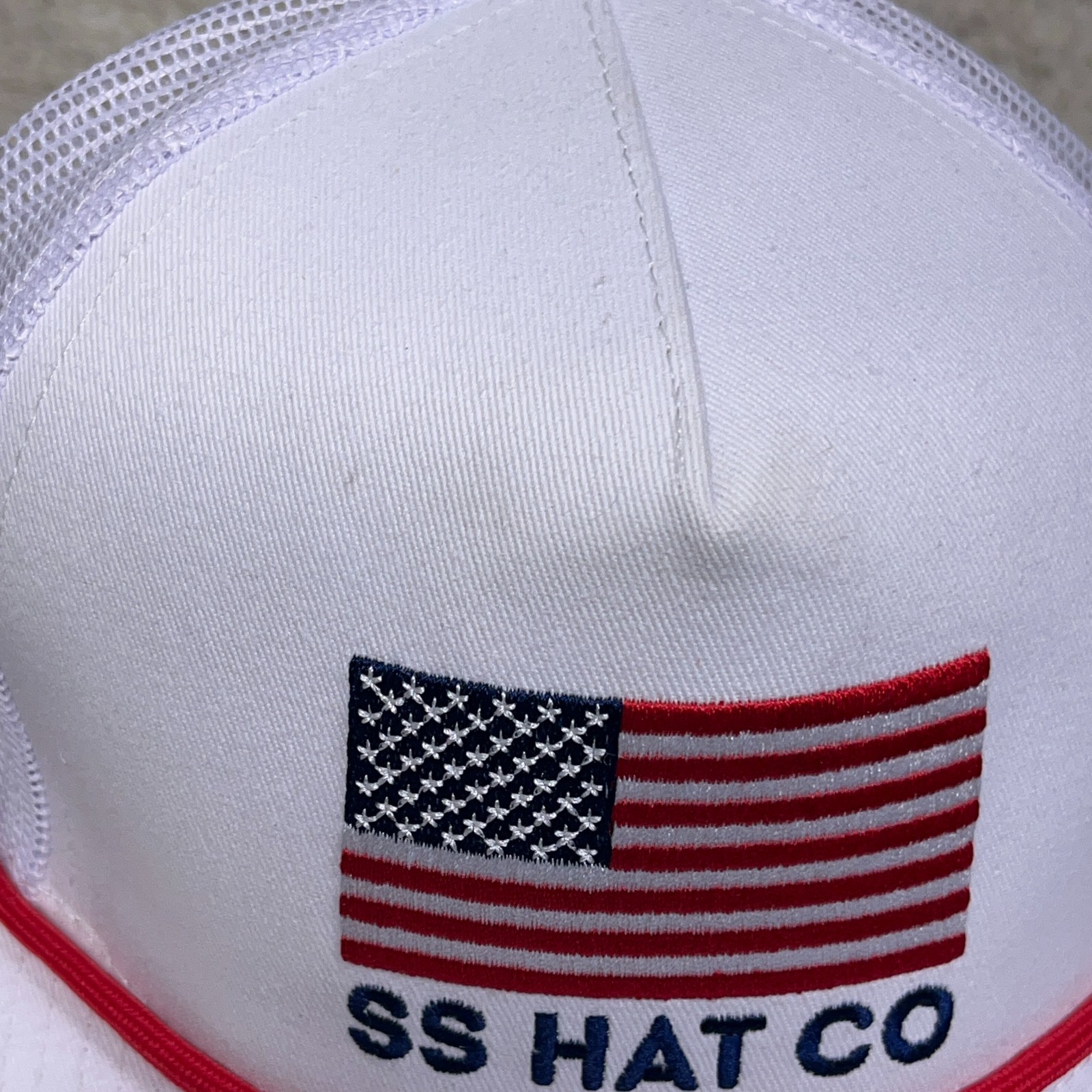 Southern String Hat Cap Snapback Trucker White Re… - image 3