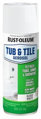 Rust-Oleum 280882 Specialty Tub and Tile Spray Paint, 12-Ounce