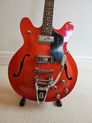 BURNS BALDWIN GUITAR MODEL 706 - MADE IN ITALY -STYLE 335 - EARLY SERIAL NO: 865 - Picture 2 of 23