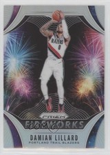 2019-20 Panini Prizm Fireworks Silver Prizm Damian Lillard #11 5yi