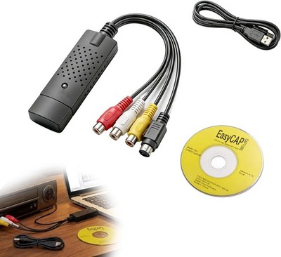 USB 2.0 Audio Video Grabber Konverter, VHS Digitalisieren Konverter, Bearbeiten