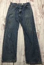 Vintage(2003) Levis 505 Jeans Men's Size 34x32 Regular Fit Blue Made in the USA