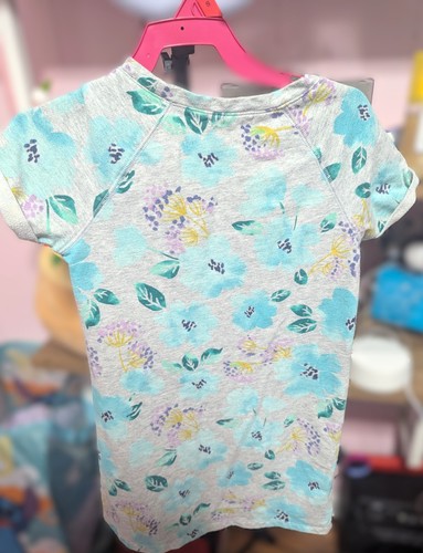 ๐บ Gap Kids Short Sleeve Nightgown โ Size Medium (6โ7) โ Tropical Floral โ Soft - Picture 2 of 8