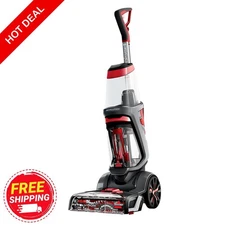Bissell ProHeat 2x Revolution Pet Pro Upright Carpet Cleaner, Black Red
