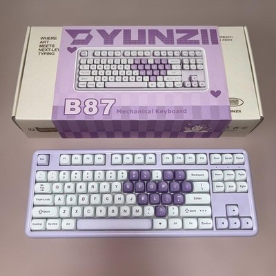YUNZII Mechanical Keyboard B87 TKL Milk Linear JP Wired Tested