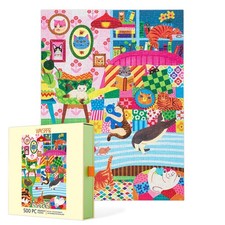 WerkShoppe Cat Nap Stories 500 Piece Puzzle