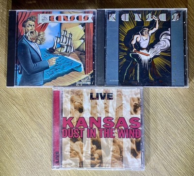 3X CD LOT  KANSAS Power, Best Of, Crust In The Wind  VG+