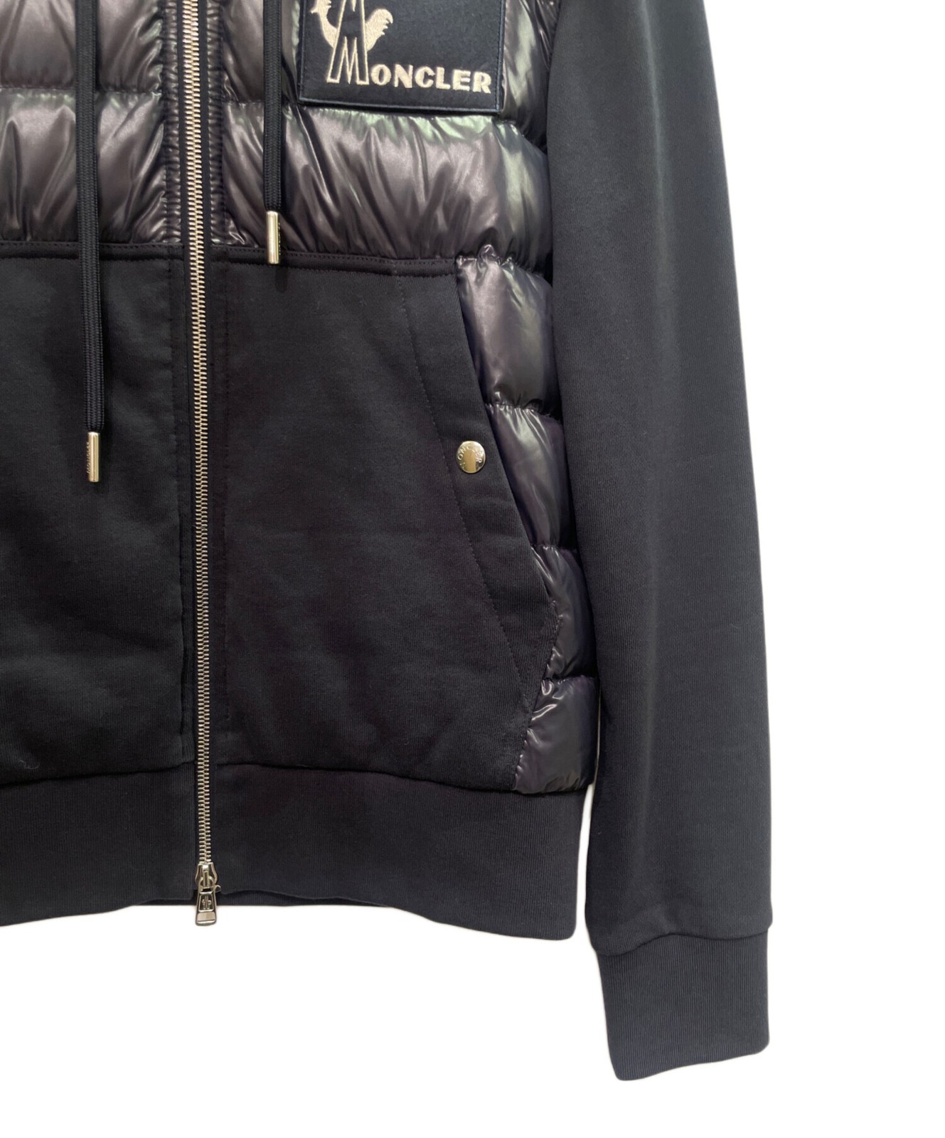 MONCLER/Down-switched zip hoodie/ Navy/ Size: S thumbnail 4