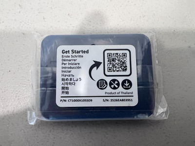 Crucial X10 1 TB Portable Solid State Drive