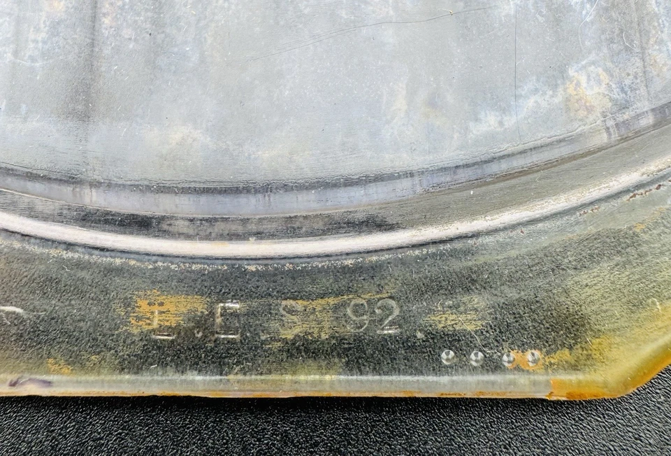 Antiguo Conjunto de Faros Ford Modelo T Y Lente "H" Script 8" Raro Años 20 Foto 4 de 4