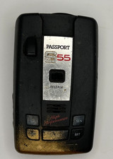 Escort Passport S55 Radar Laser Detector Black For Parts / Not Working