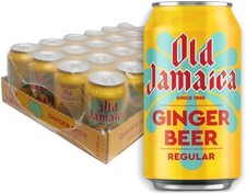Old Jamaica Ginger Beer Soft Drinks 330ml Cans (Pack Of 24)