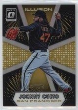 2016 Panini Donruss Optic Illusion Gold 10/10 Johnny Cueto #I-18 0b0