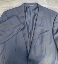 Ermenegildo Zegna Trofeo Wool Blazer Sport Jacket Black 46R