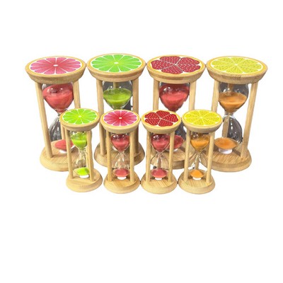 Holz Sanduhr Timer dekorativ tragbar Kinder Geburtstag Geschenk
