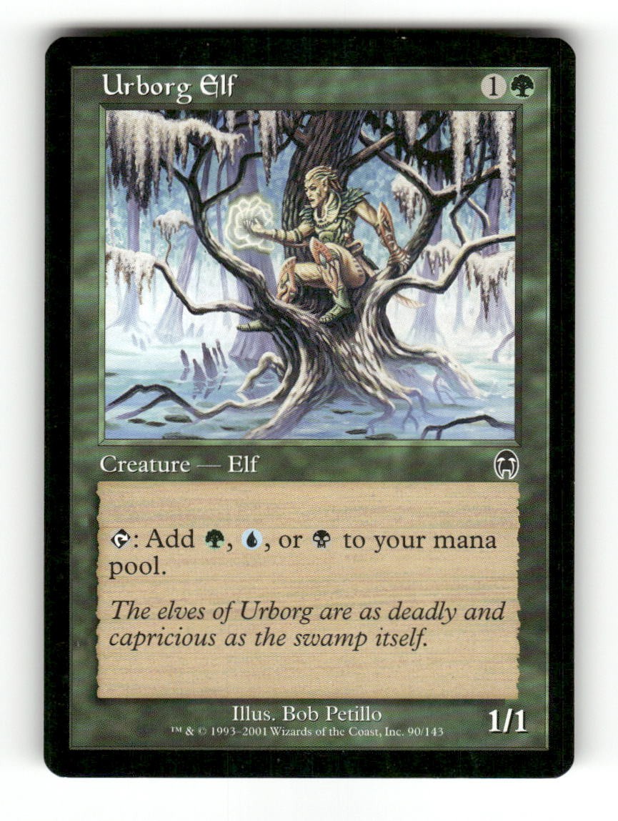 Urborg Elf 90 Common Apocalypse Magic: The Gathering Near Mint