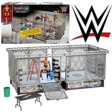 WWE Playset Survivor Series War Game Action Figure 15 cm with Randy Orton New