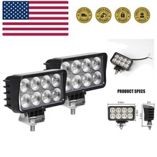 64W Led Tractor Work Lights, 5600Lms Led Truck Work Lights Flood Light fits F...