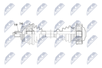 NTY Antriebswelle NPW-AU-111