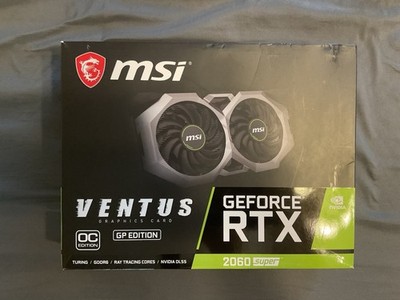 MSI NVIDIA GeForce RTX 2060 Super Ventus GP OC 8GB GDDR6 Graphics Card