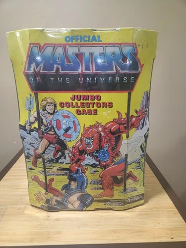 1984 Vintage Original He Man MOTU Action Figure Jumbo Collector Case