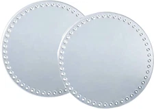 2Pcs Clear Acrylic Bag Bottom Shaper Cushion Base round Knitting Crochet Boards
