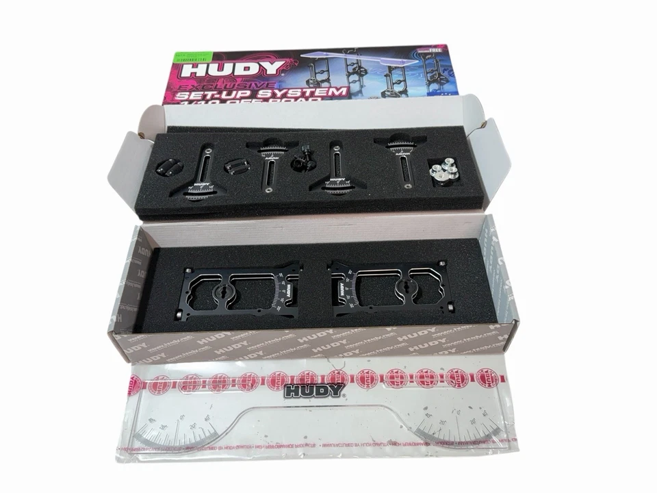 Sistema de configuración de aluminio exclusivo universal Hudy 108905 para todoterreno 2x4 4x4 1/10 Foto 3 de 4