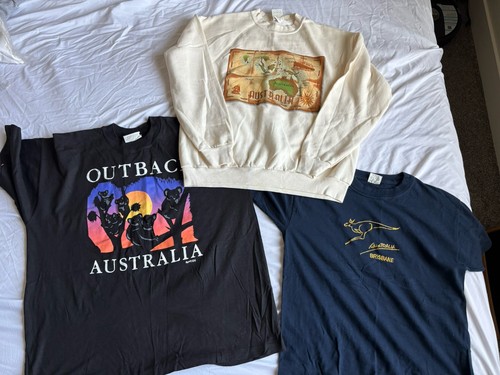 Australia Shirts & Sweatshirt Lot of 3 Outback Australia Brisbane Australia