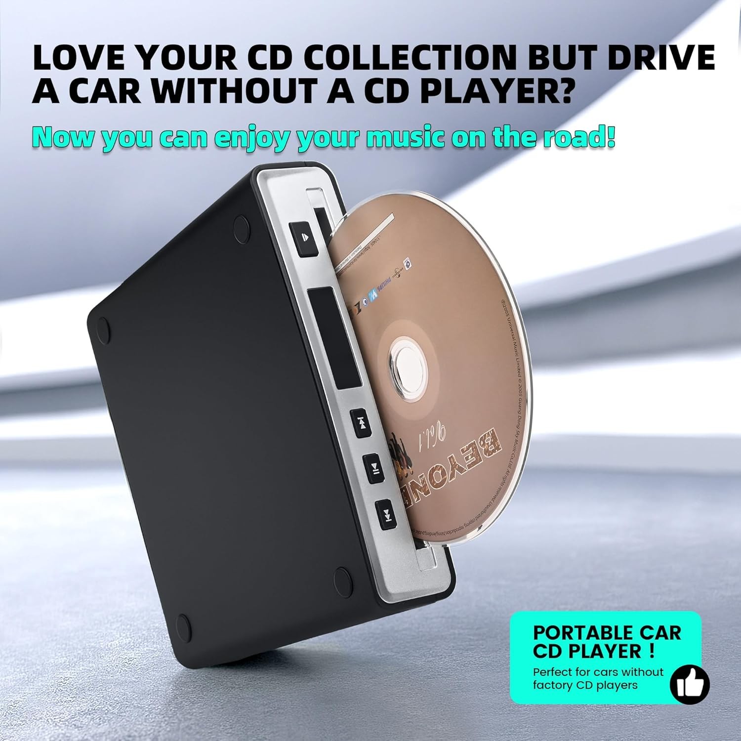For Car - Portable Cd Player With Aux Port Plugs In