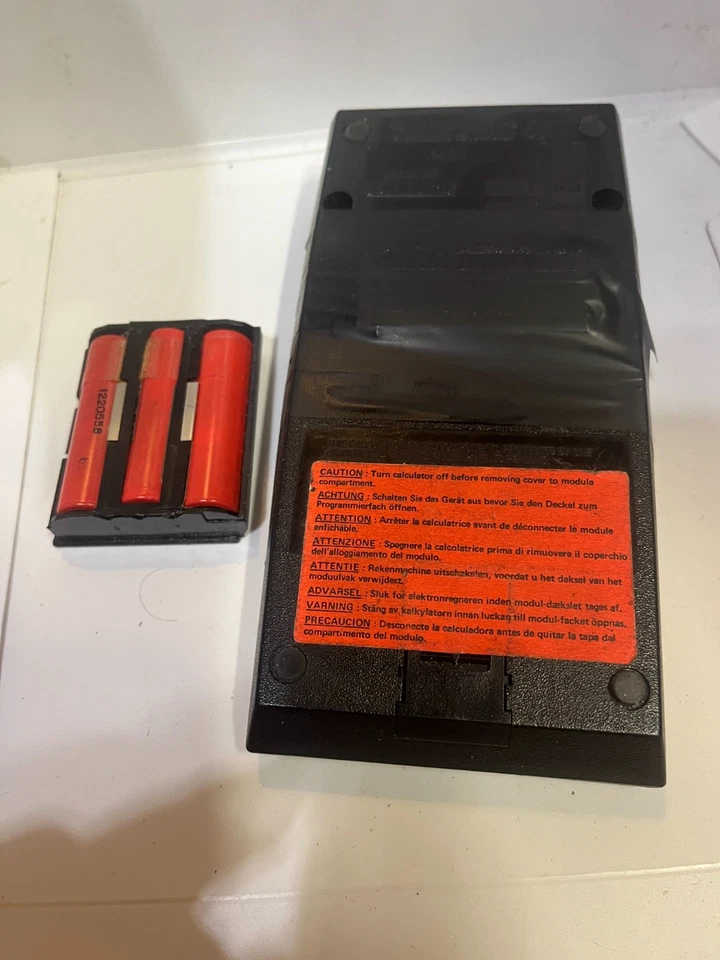 1977er Taschenrechner Texas Instruments TI-Programmable 59 rote LEDs Sammler USA - Bild 4 von 4