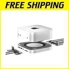 Aluminum Mac Mini M4 Dock with 4K HDMI  SSD Enclosure for Ultimate Connectivity