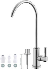 Drinking Water Faucet,Easy to Install Sink Water Filter Faucet,Lead-Free Reverse