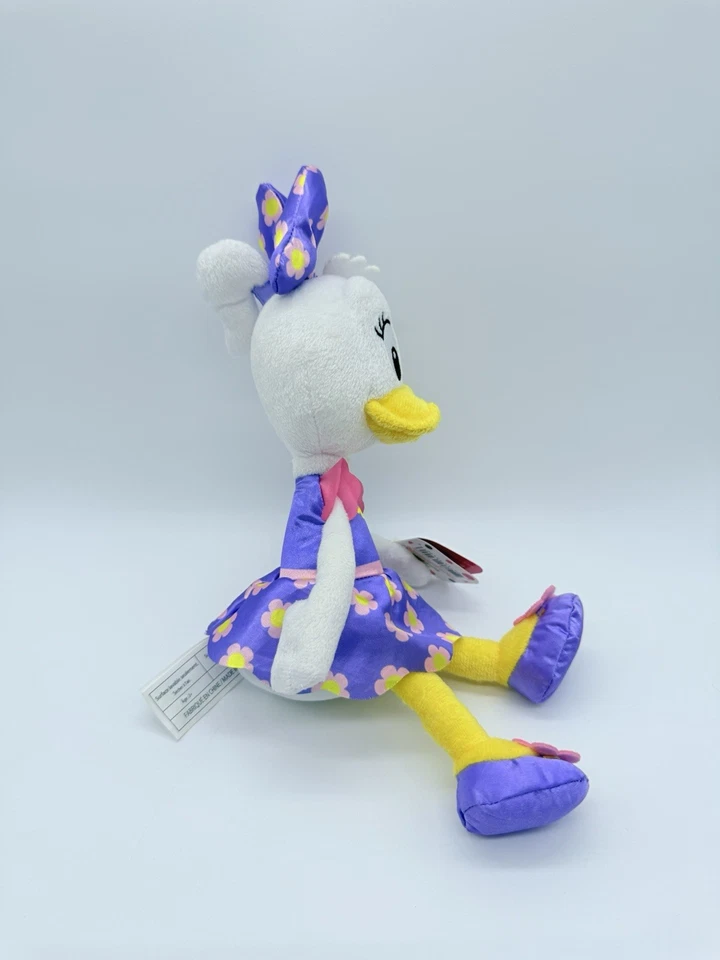 Disney Junior Vestido Flor Púrpura Pato Margarita 12" Juguete de Peluche Flores Foto 2 de 4