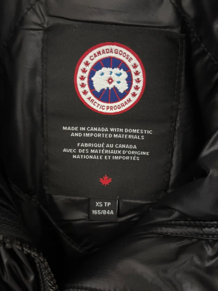 Nuevo Chaleco Ciprés Ganso Canadá Negro Damas Talla Extra Pequeño Foto 2 de 4